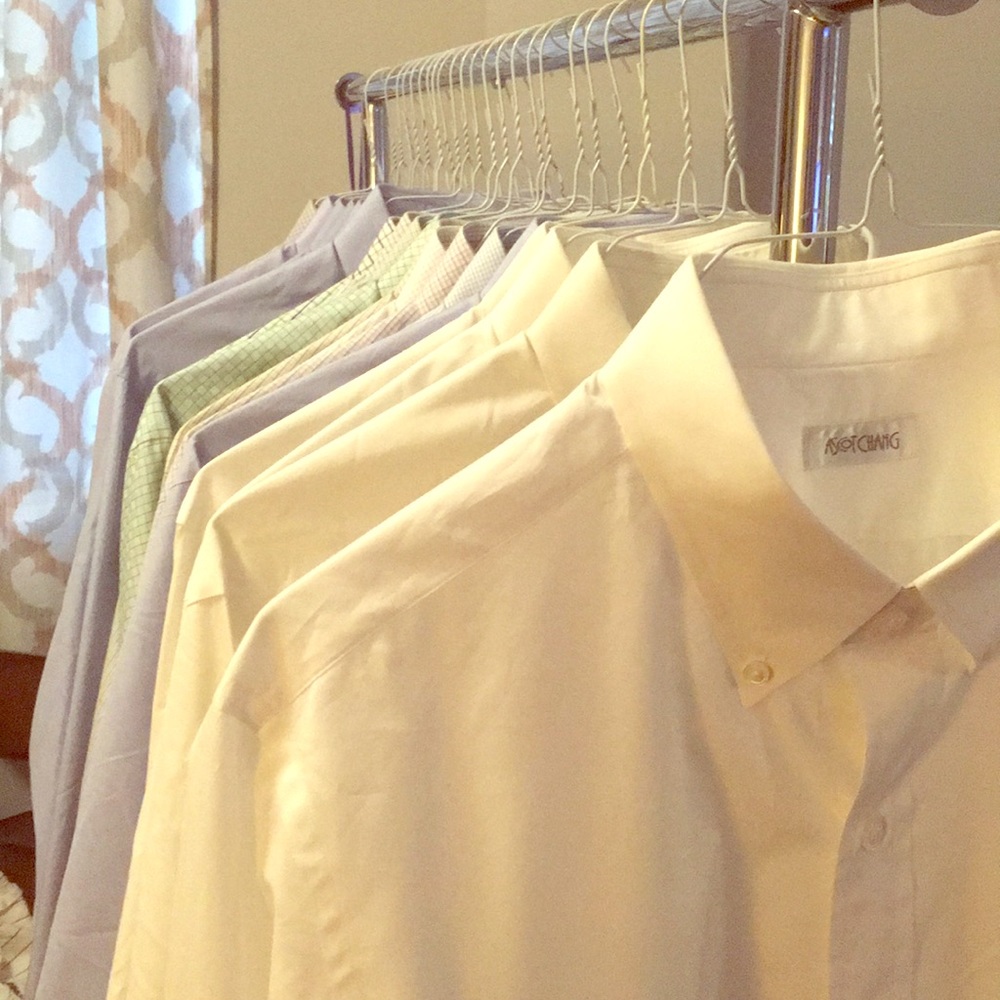 SOLD 20 Like new Ascot Chang dress shirts